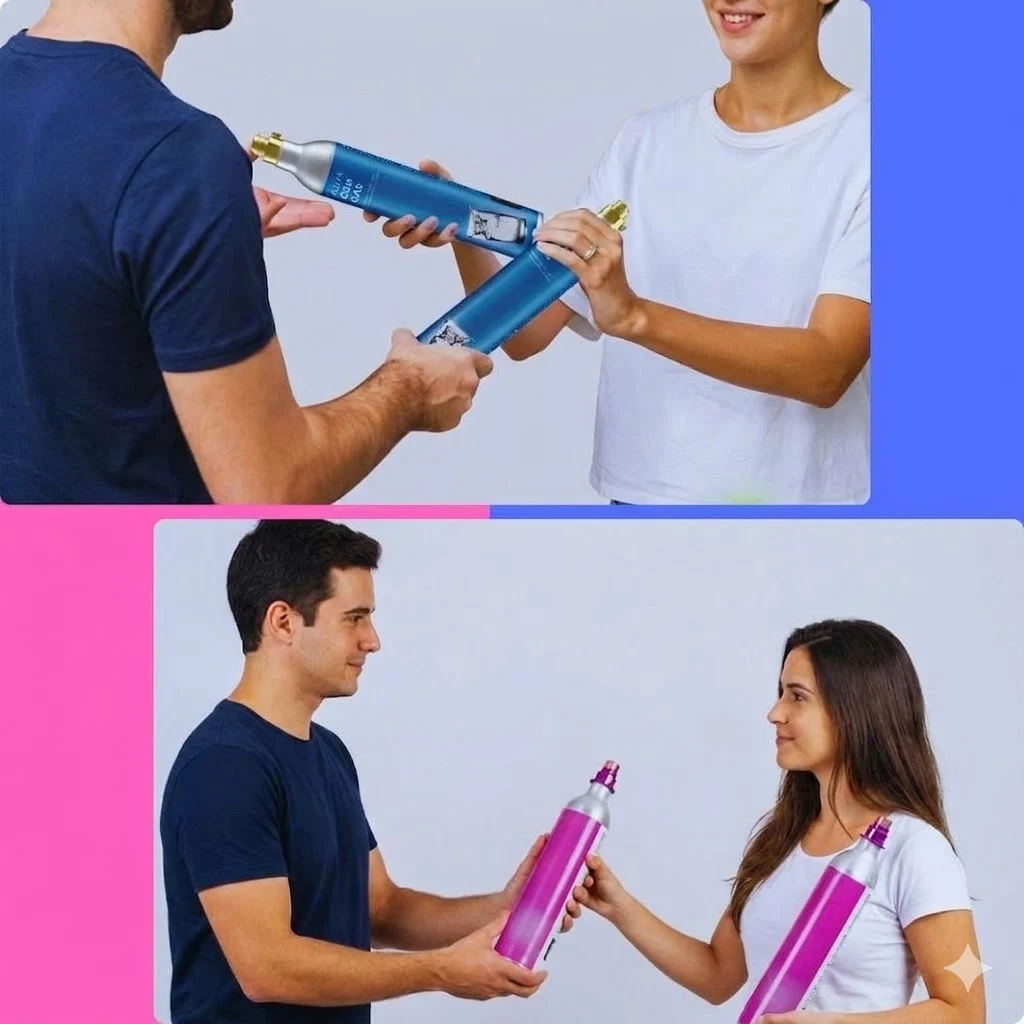 Recarga de cilindro SodaStream com motoboy — delivery na Grande São Paulo